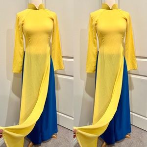 Bundle Vietnam Tradition Ao Dai & 2 Pants